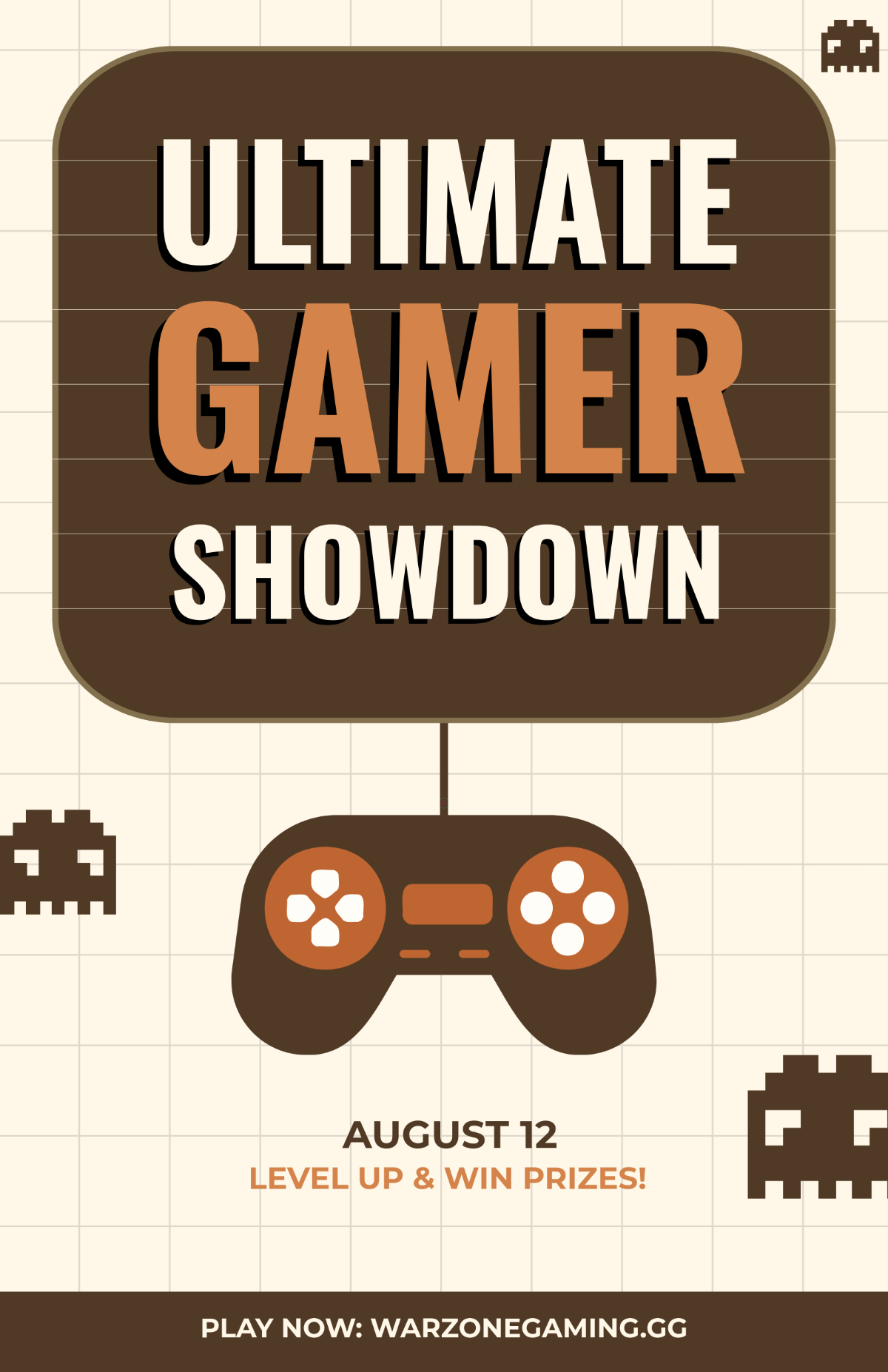 Free Vintage Gaming Poster Template to Edit Online Free Vintage Gaming Poster Template to Edit Online