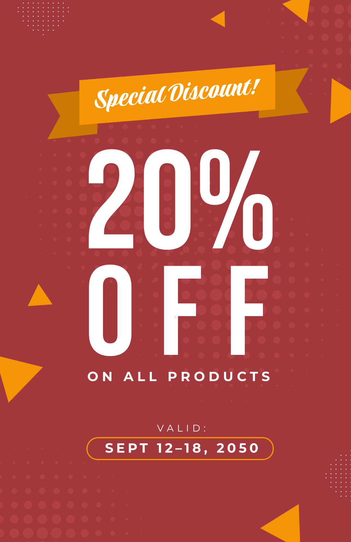 Free Simple Discount Offer Poster Template to Edit Online Free Simple Discount Offer Poster Template to Edit Online