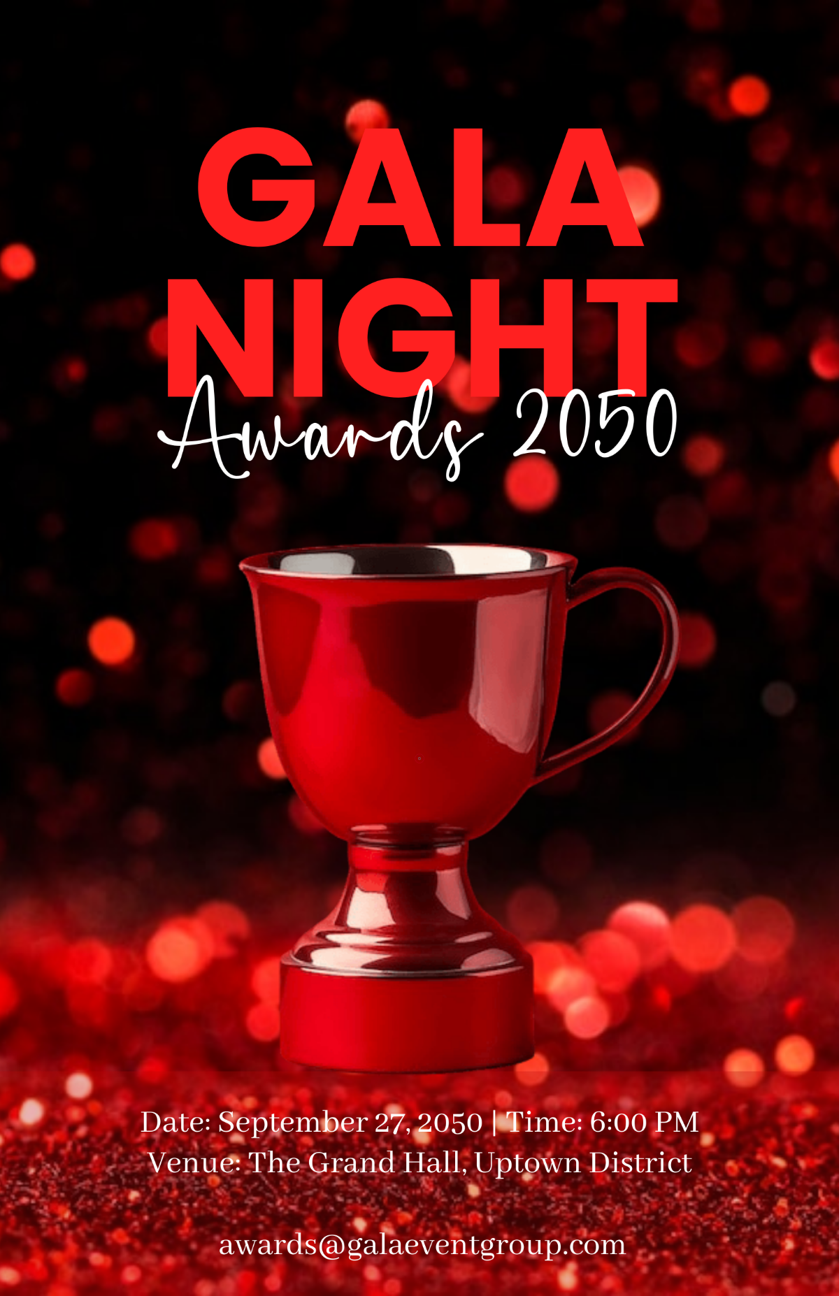 Free Gala Night Awards Poster Template to Edit Online Free Gala Night Awards Poster Template to Edit Online