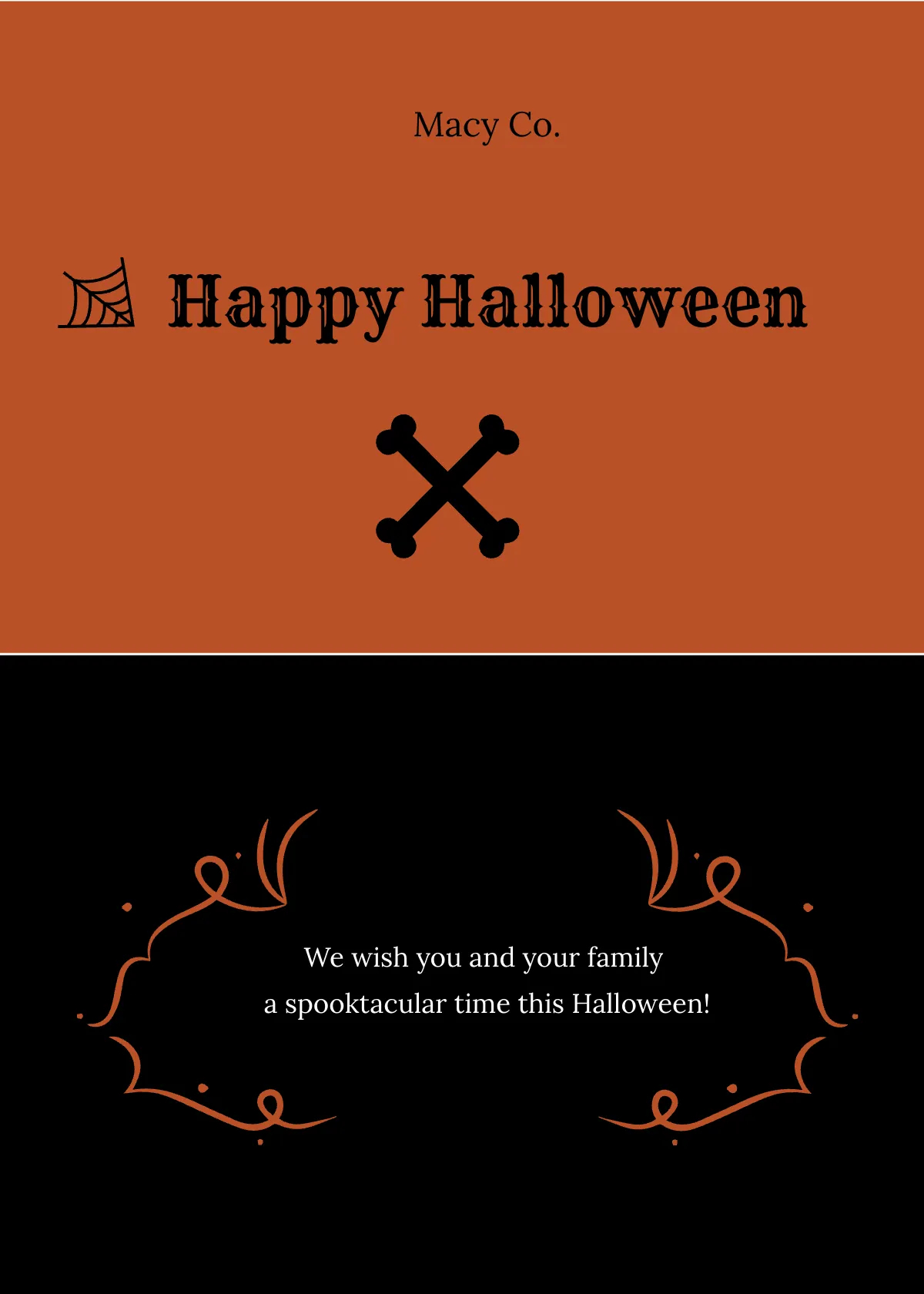 Free Halloween Folded Card Template to Edit Online Free Halloween Folded Card Template to Edit Online