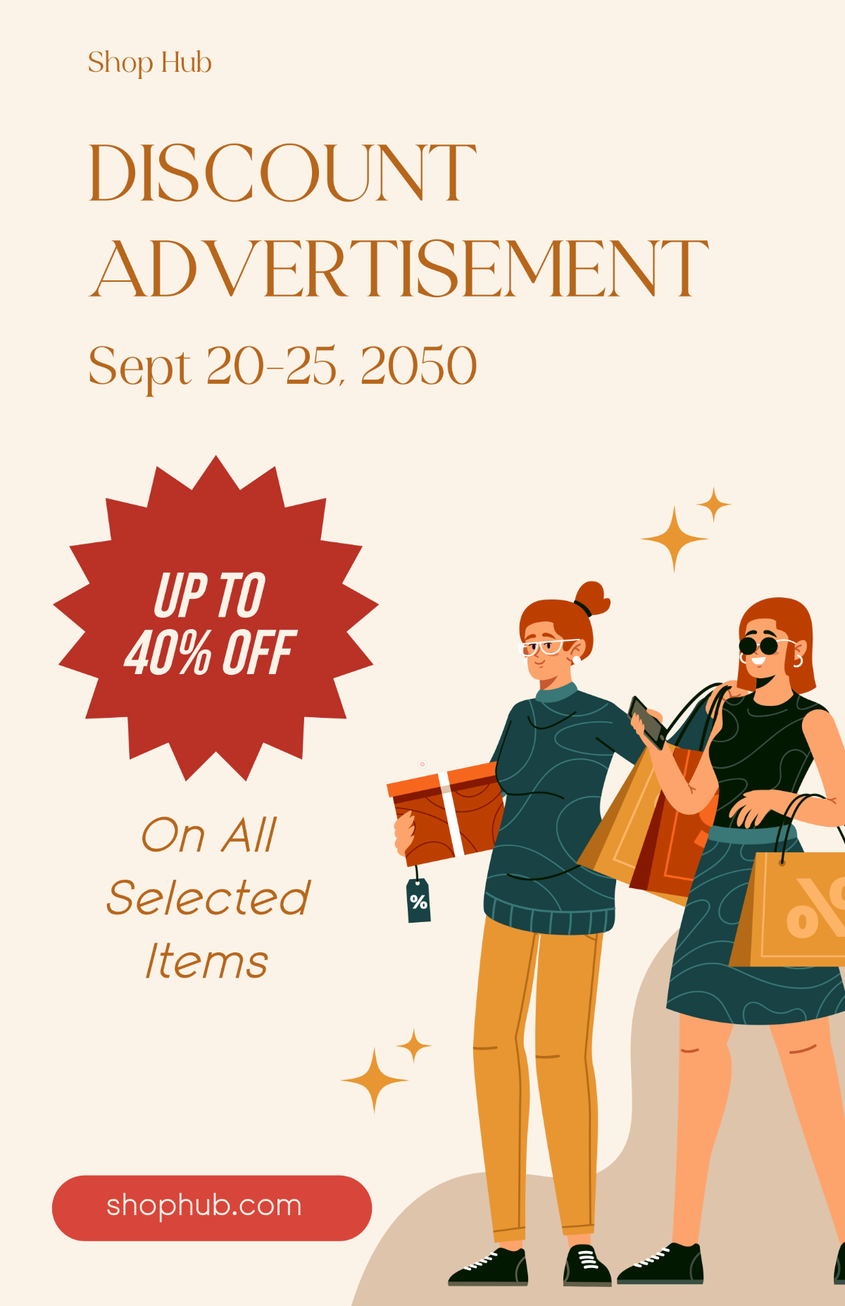 Free Discount Advertisement Poster Template to Edit Online Free Discount Advertisement Poster Template to Edit Online