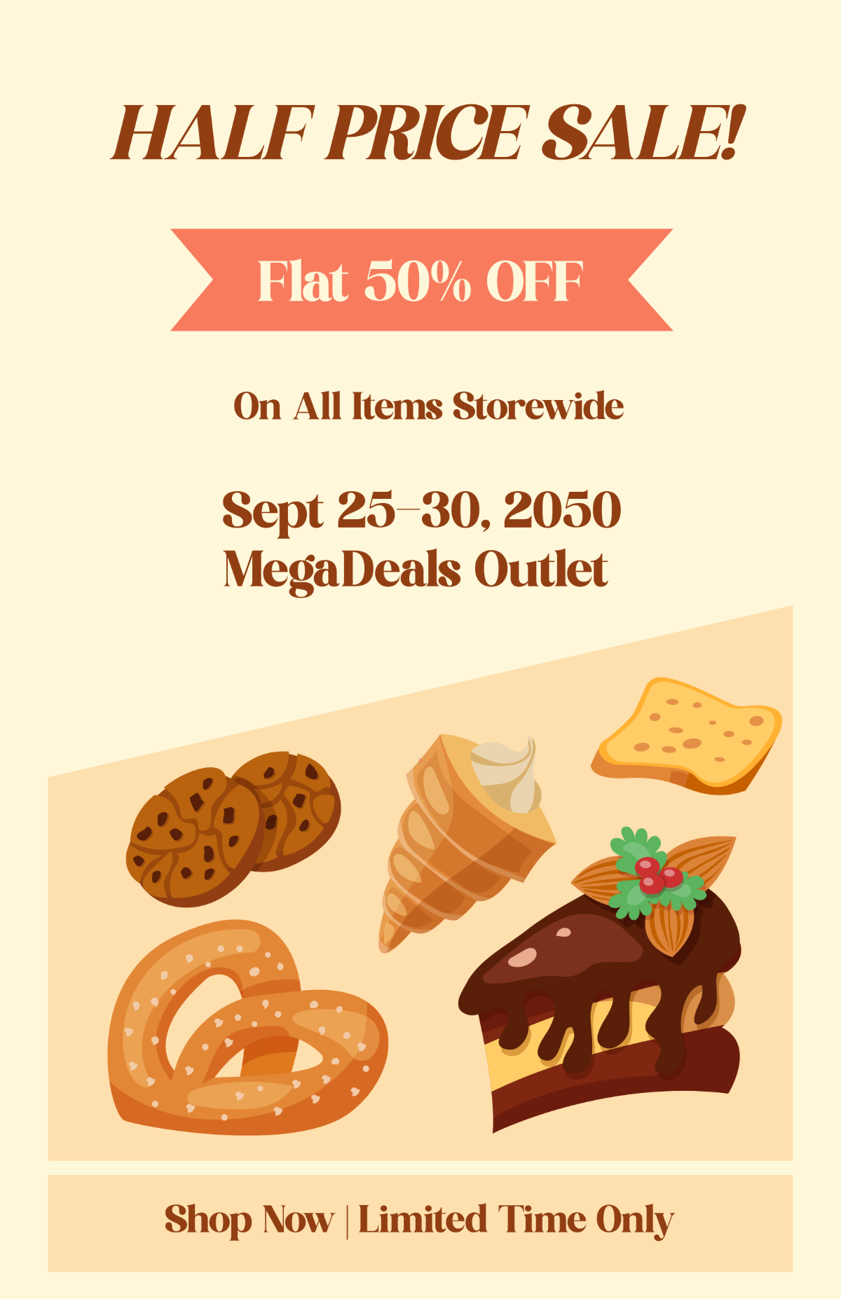 Free Bake Discount Poster Template to Edit Online Free Bake Discount Poster Template to Edit Online