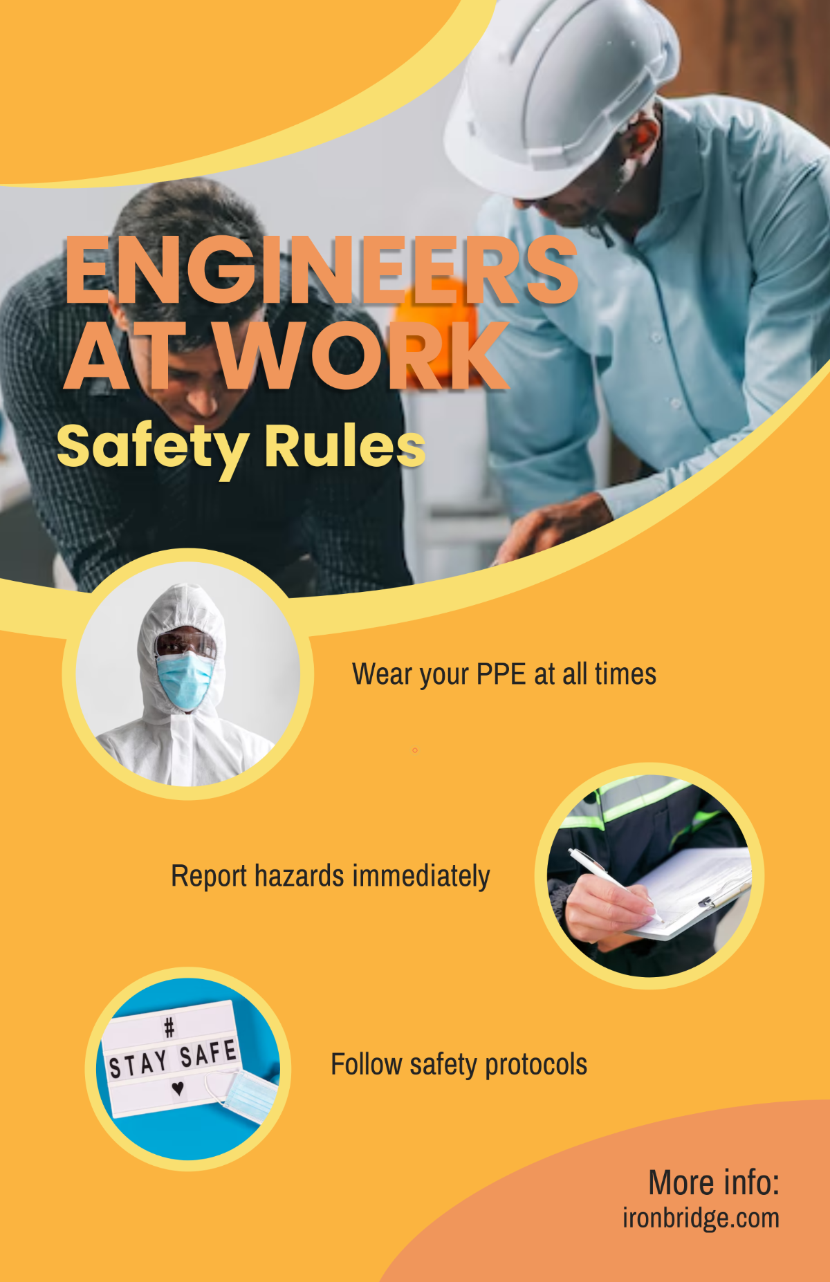 Free Engineers at Work Poster Template to Edit Online Free Engineers at Work Poster Template to Edit Online