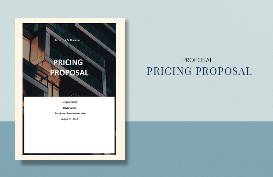 Pricing Proposal Template in Pages, Word, Google Docs - Download | Template.net Pricing Proposal Template in Pages, Word, Google Docs - Download | Template.net
