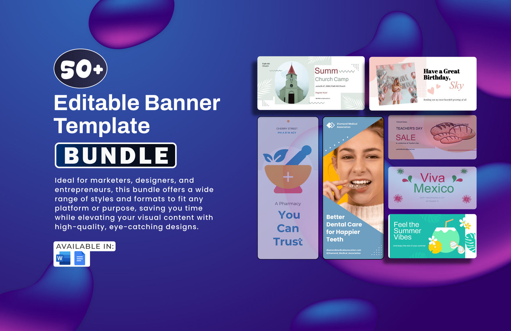 50+ Editable Banner Template Bundle in Word, Google Docs to Download 50+ Editable Banner Template Bundle in Word, Google Docs to Download