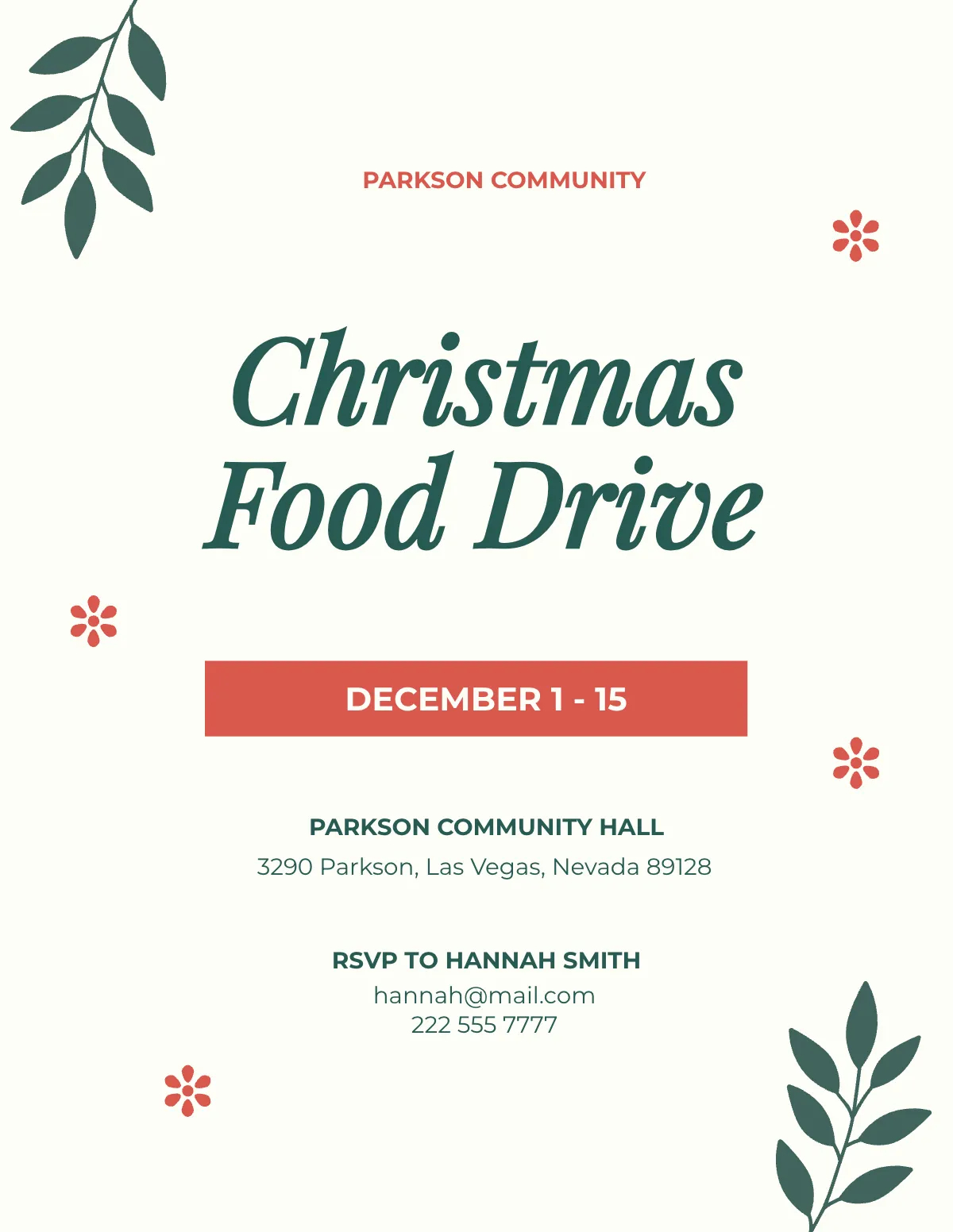 Free Christmas food drive flyer template to Edit Online Free Christmas food drive flyer template to Edit Online