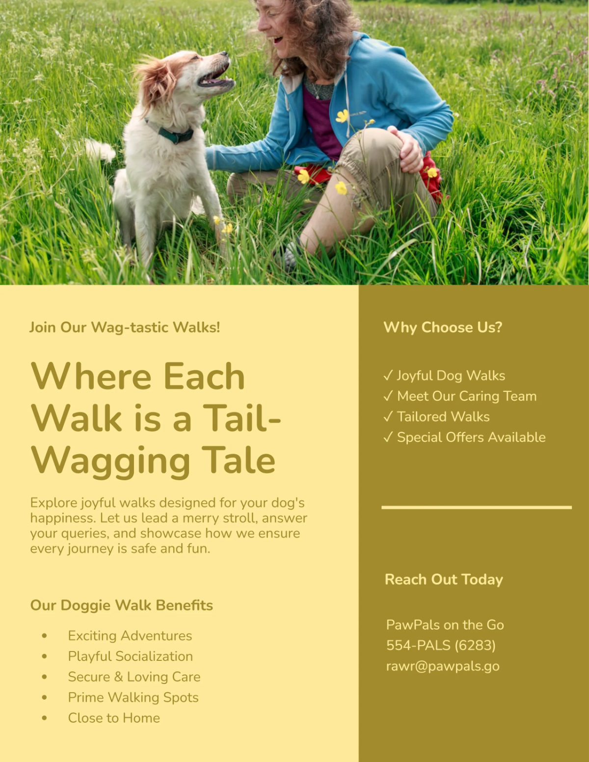 Free Yellow Friendly Dog Walker Flyer Template to Edit Online Free Yellow Friendly Dog Walker Flyer Template to Edit Online