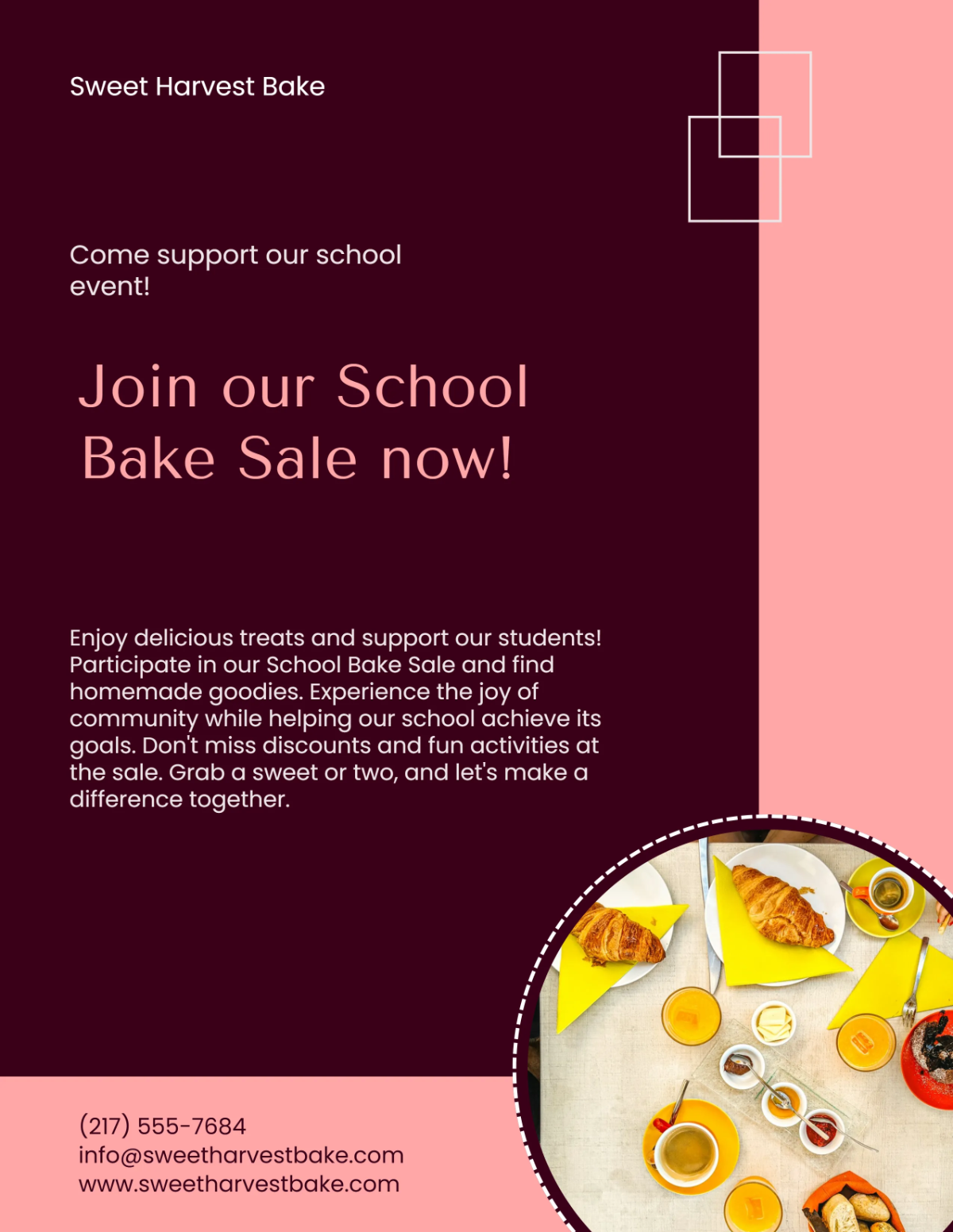 Free School Bake Sale Flyer Template to Edit Online Free School Bake Sale Flyer Template to Edit Online