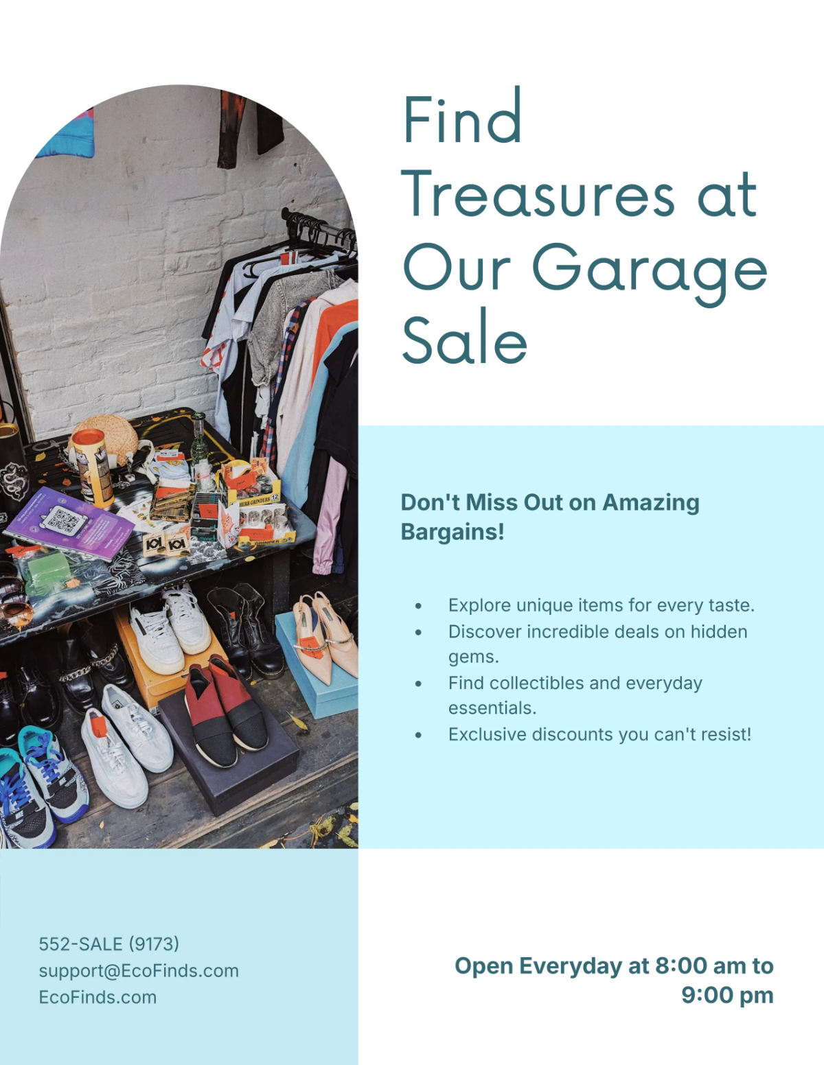 Free Blank Garage Sale Flyer Template to Edit Online Free Blank Garage Sale Flyer Template to Edit Online