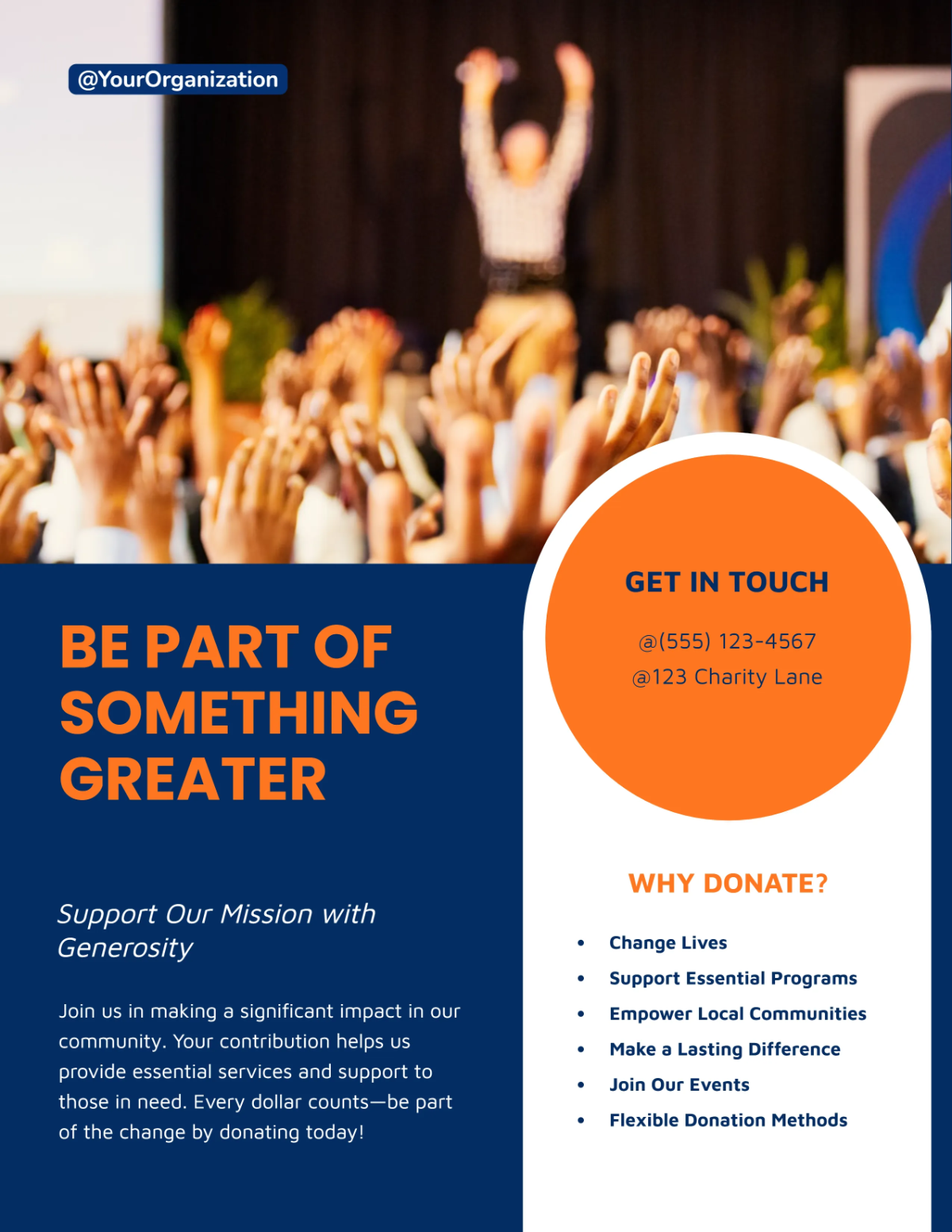 Free Foundation Donation Flyer Template to Edit Online Free Foundation Donation Flyer Template to Edit Online