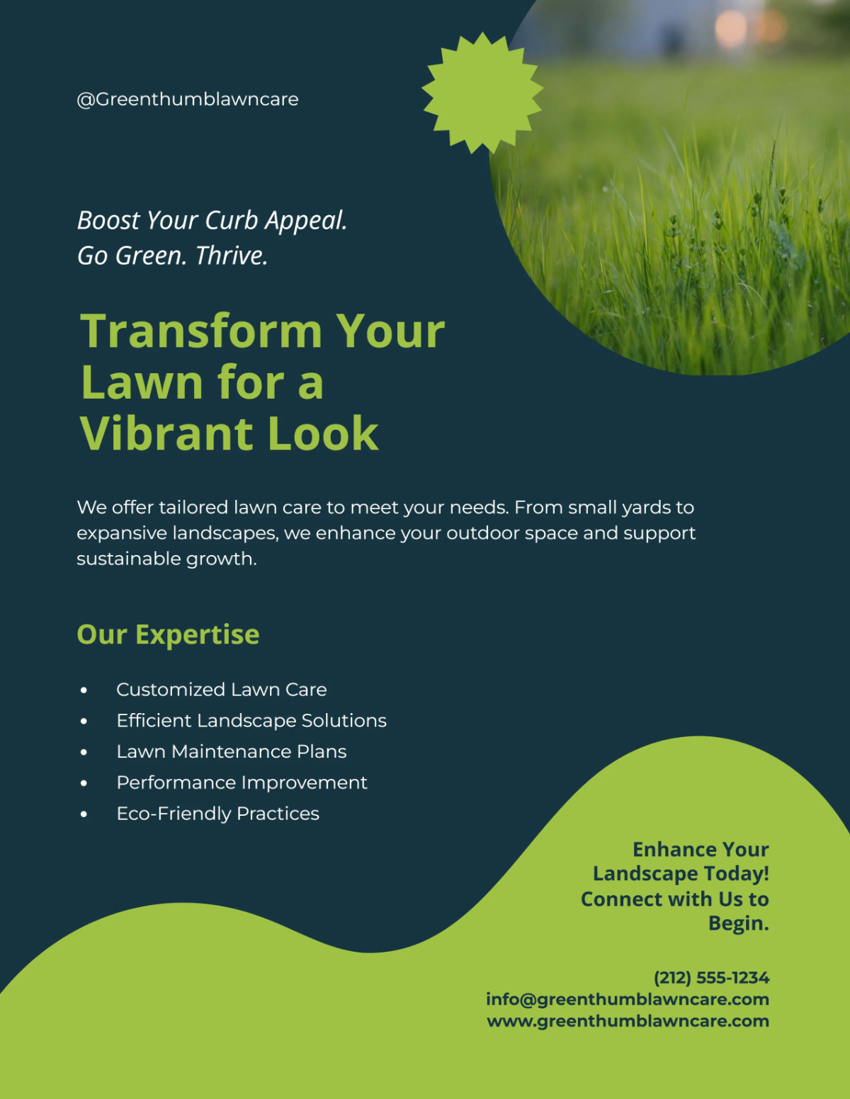 Free Simple Landscape Lawn Care Flyer Template to Edit Online Free Simple Landscape Lawn Care Flyer Template to Edit Online