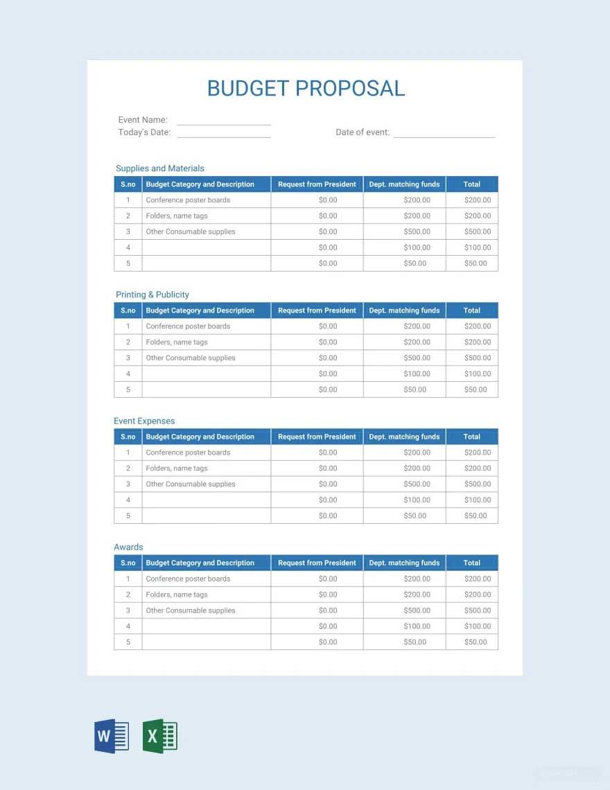 Kitchen Remodelling Budget Proposal Template in Word, Pages, Google Docs - Download | Template.net Kitchen Remodelling Budget Proposal Template in Word, Pages, Google Docs - Download | Template.net