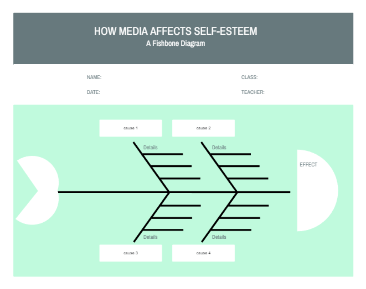 Free Green Fishbone Graphic Organizer to Edit Online Free Green Fishbone Graphic Organizer to Edit Online