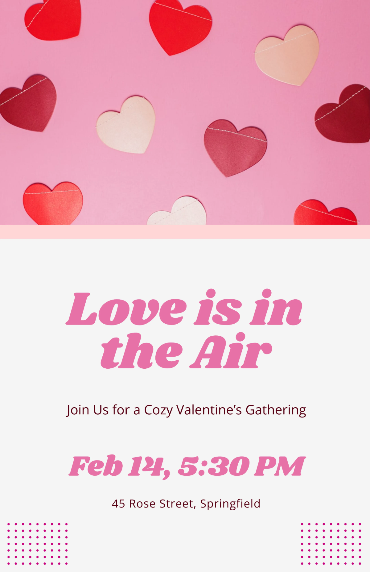 Free Simple Valentines Day Poster Template to Edit Online Free Simple Valentines Day Poster Template to Edit Online