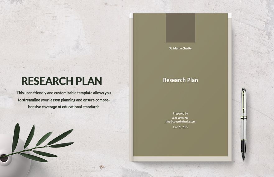 Short Research Plan Template in PDF, Word, Google Docs, Pages - Download | Template.net Short Research Plan Template in PDF, Word, Google Docs, Pages - Download | Template.net