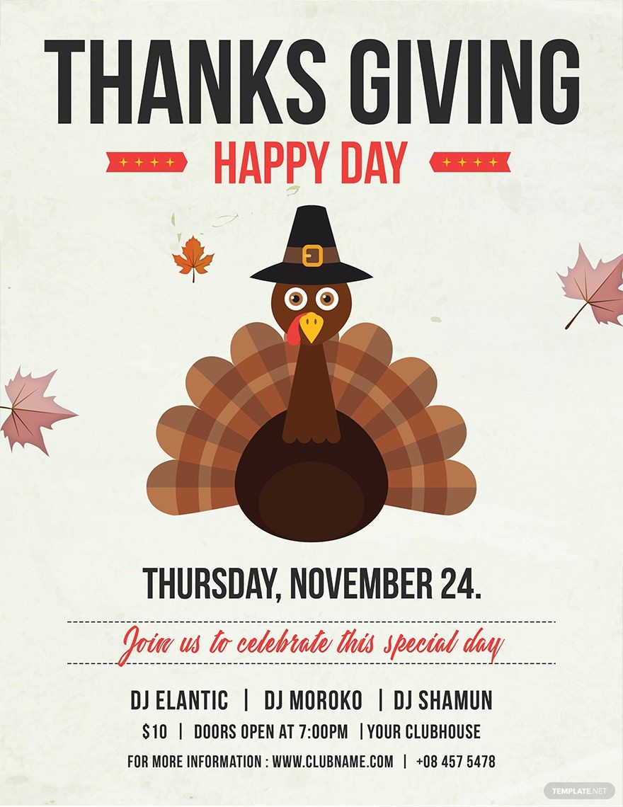 Happy Thanksgiving Flyer Template in PSD, Word, Google Docs, Pages, Publisher - Download | Template.net Happy Thanksgiving Flyer Template in PSD, Word, Google Docs, Pages, Publisher - Download | Template.net