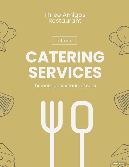 Catering Promotion Flyer Template Catering Promotion Flyer Template