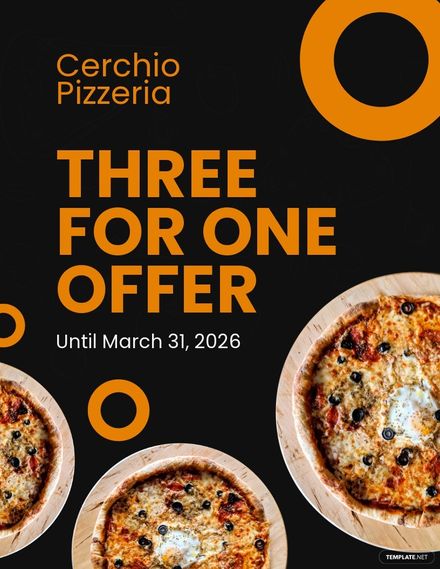 Pizza Offer Flyer Template in Google Docs, Word, Publisher, Illustrator, PSD, Pages - Download | Template.net Pizza Offer Flyer Template in Google Docs, Word, Publisher, Illustrator, PSD, Pages - Download | Template.net