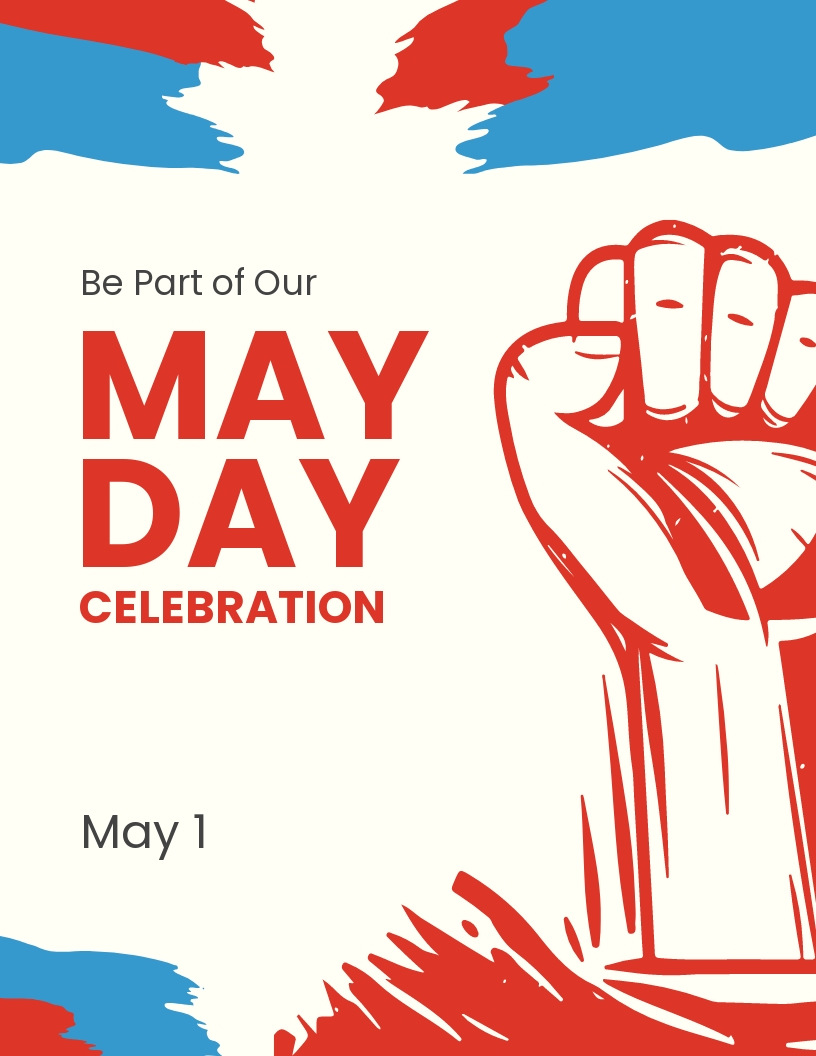 May Day Event Flyer Template May Day Event Flyer Template