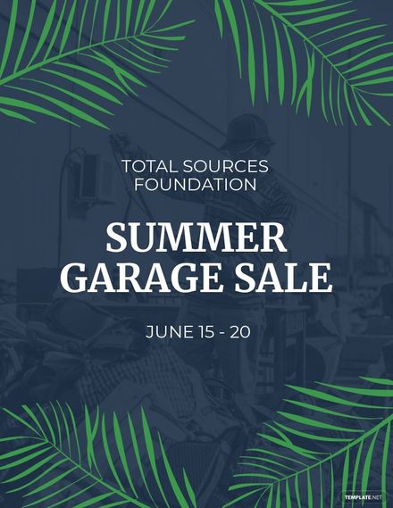 Summer Garage Sale Flyer Template in Word, Publisher, Google Docs, Pages, PSD - Download | Template.net Summer Garage Sale Flyer Template in Word, Publisher, Google Docs, Pages, PSD - Download | Template.net
