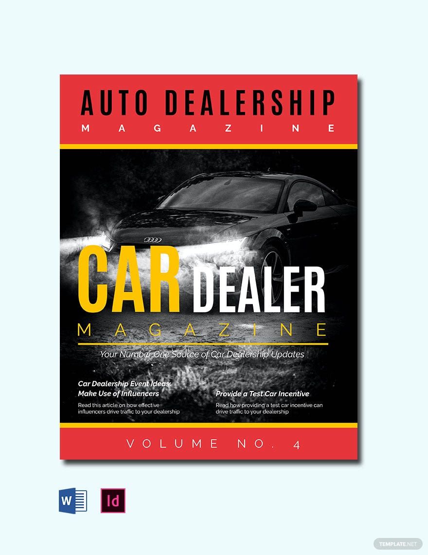 Car Dealer Magazine Template in InDesign, Word - Download | Template.net Car Dealer Magazine Template in InDesign, Word - Download | Template.net