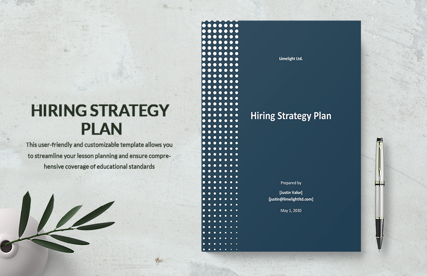Hiring Strategy Plan Template in Word, PDF, Google Docs, Pages - Download | Template.net Hiring Strategy Plan Template in Word, PDF, Google Docs, Pages - Download | Template.net