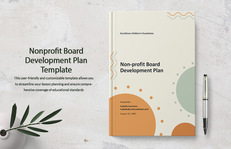 Nonprofit Board Development Plan Template Nonprofit Board Development Plan Template