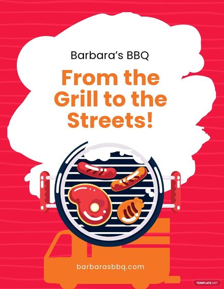 BBQ Food Truck Flyer Template in Word, Publisher, Google Docs, Pages - Download | Template.net BBQ Food Truck Flyer Template in Word, Publisher, Google Docs, Pages - Download | Template.net