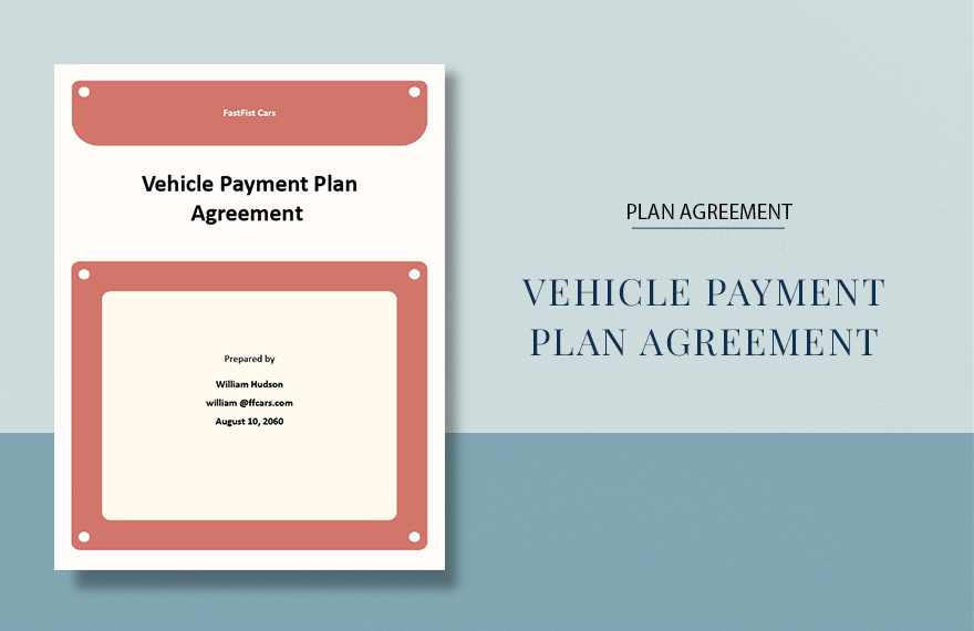 Vehicle Payment Plan Agreement Template in Word, Google Docs, Pages - Download | Template.net Vehicle Payment Plan Agreement Template in Word, Google Docs, Pages - Download | Template.net