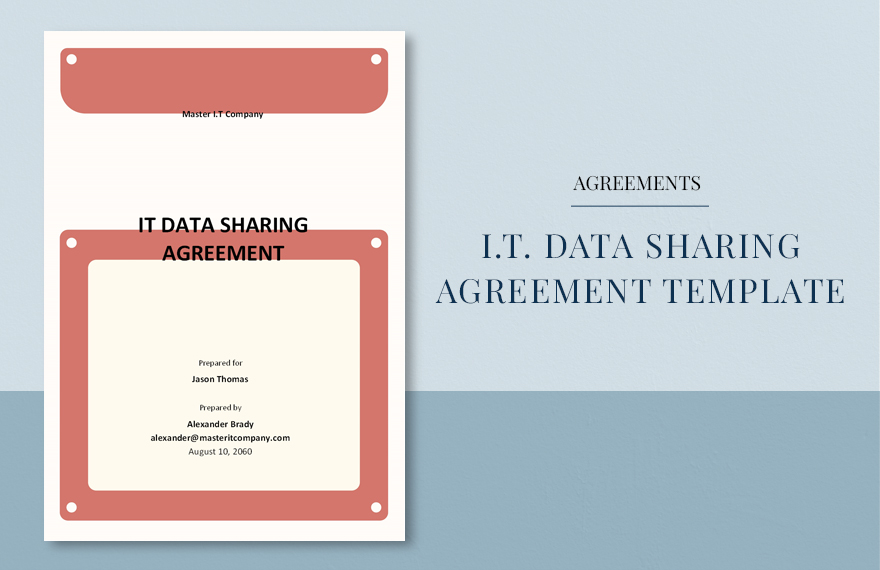I.T. Data Sharing Agreement Template in Pages, Word, Google Docs - Download | Template.net I.T. Data Sharing Agreement Template in Pages, Word, Google Docs - Download | Template.net
