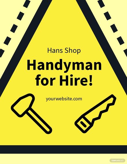 Hiring Handyman Flyer Template in Publisher, Word, Pages, Google Docs - Download | Template.net Hiring Handyman Flyer Template in Publisher, Word, Pages, Google Docs - Download | Template.net