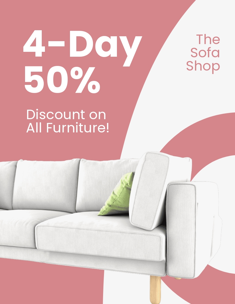 Furniture Sale Promotion Flyer Template Furniture Sale Promotion Flyer Template
