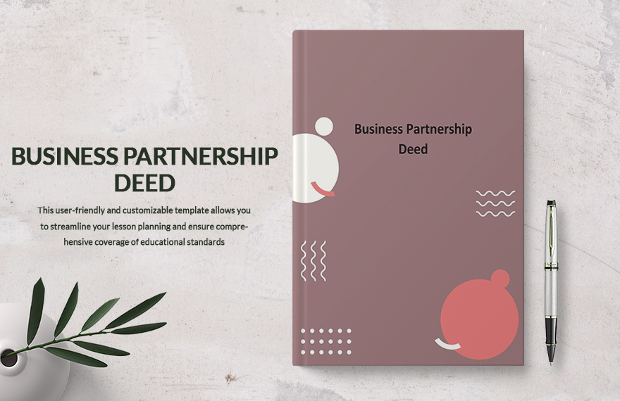 Business Partnership Deed Template in Word, PDF, Google Docs, Pages - Download | Template.net Business Partnership Deed Template in Word, PDF, Google Docs, Pages - Download | Template.net
