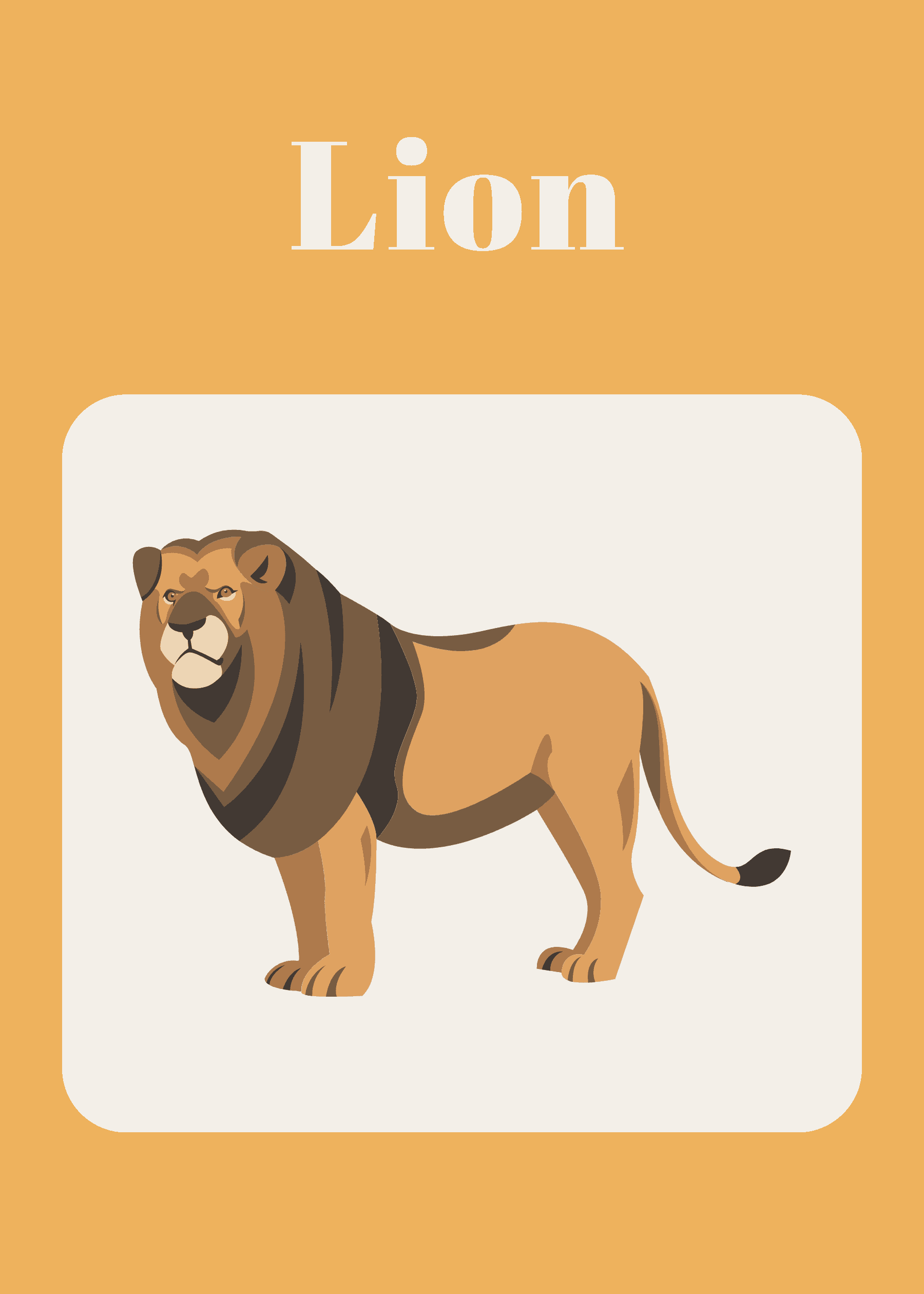 Wild Animals Flashcards in Word, PowerPoint, Google Docs, Google Slides - Download | Template.net Wild Animals Flashcards in Word, PowerPoint, Google Docs, Google Slides - Download | Template.net
