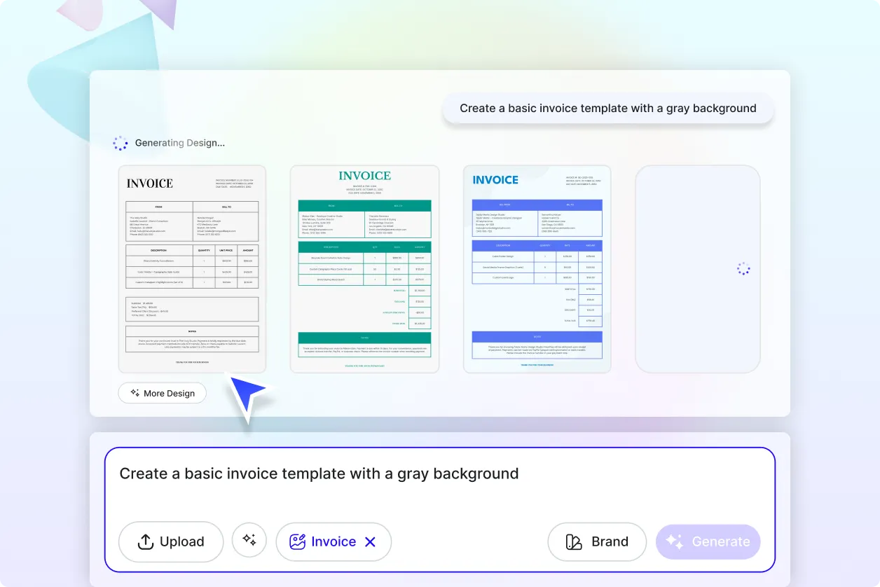 Free AI Invoice Generator, Invoice Maker Tool [ No Signup ]