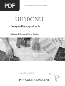 Ue10Cnu: Comptabilité Approfondie