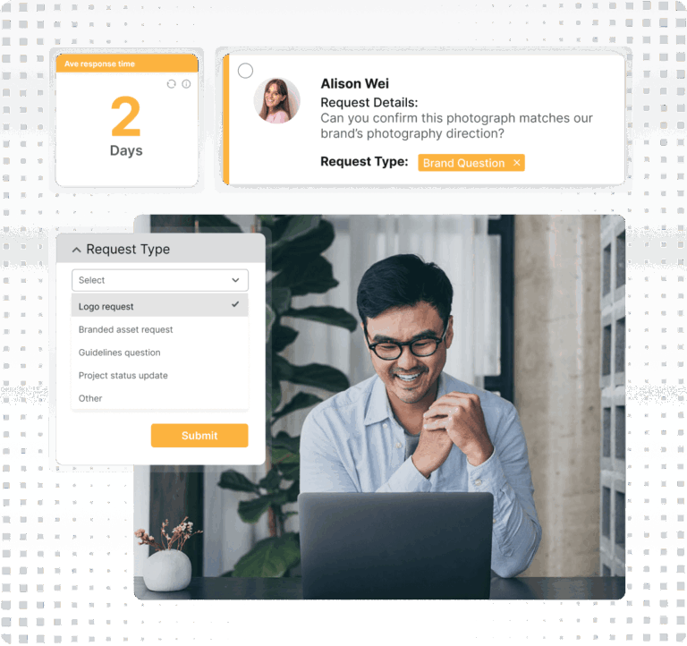 Marketing Inbox Product Graphic Square Grey