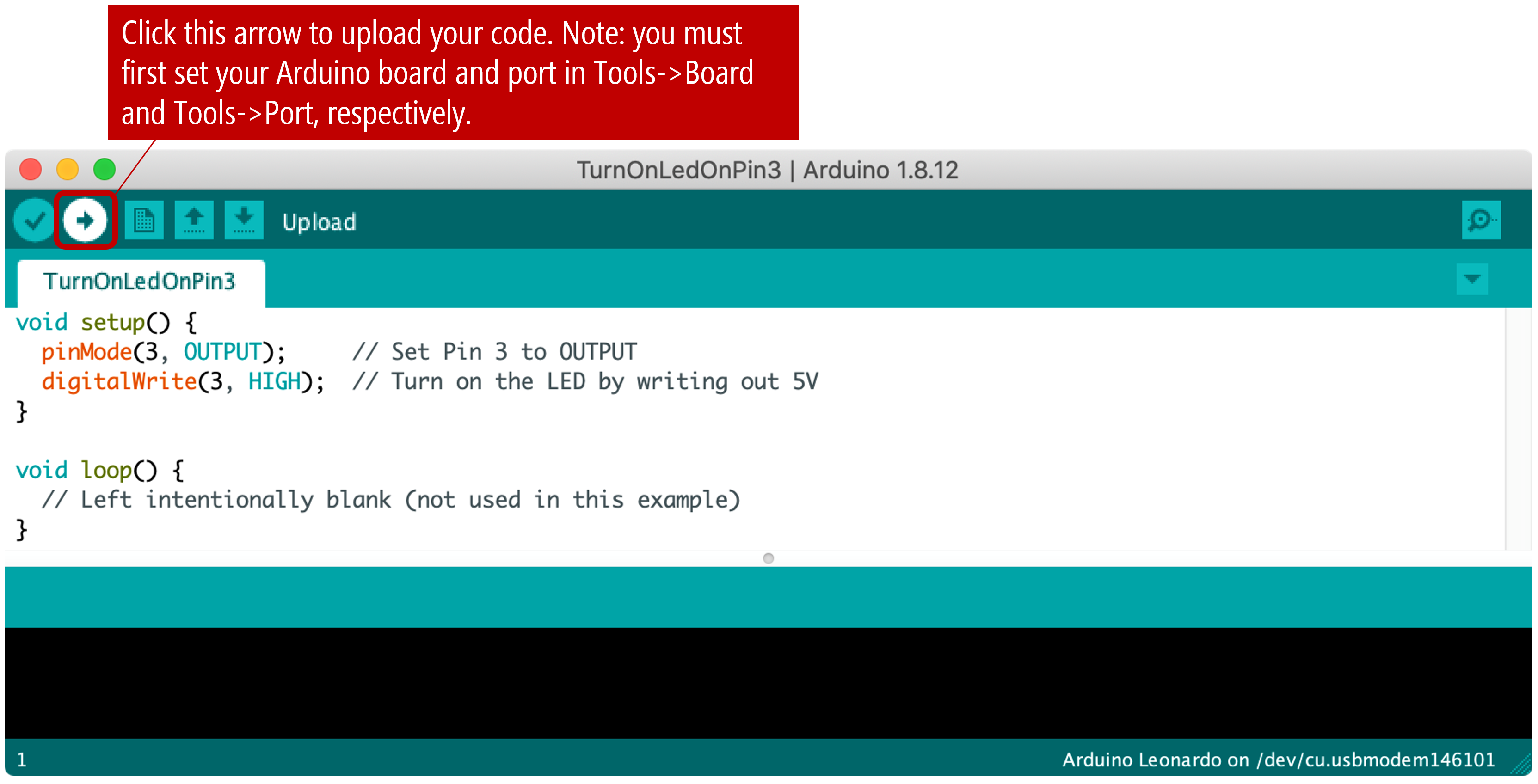 Screenshot showing where the upload button is (to the right of the verify button)