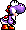 Purple Yoshi looking up