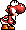 Red Yoshi looking up
