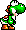 Green Yoshi looking up