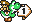Green Yoshi on a selected level