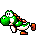 Green Yoshi running