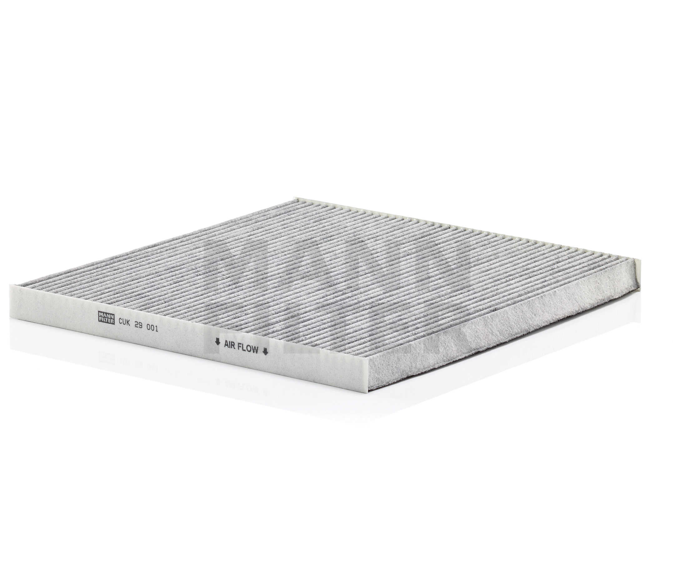 Køb CUK 29 001 MANN-FILTER Aktivkulfilter, 281 mm x 269 mm x 20 mm Breite: 269mm, Höhe: 20mm, Länge: 281mm Pollenfilter CUK 29 001 billige