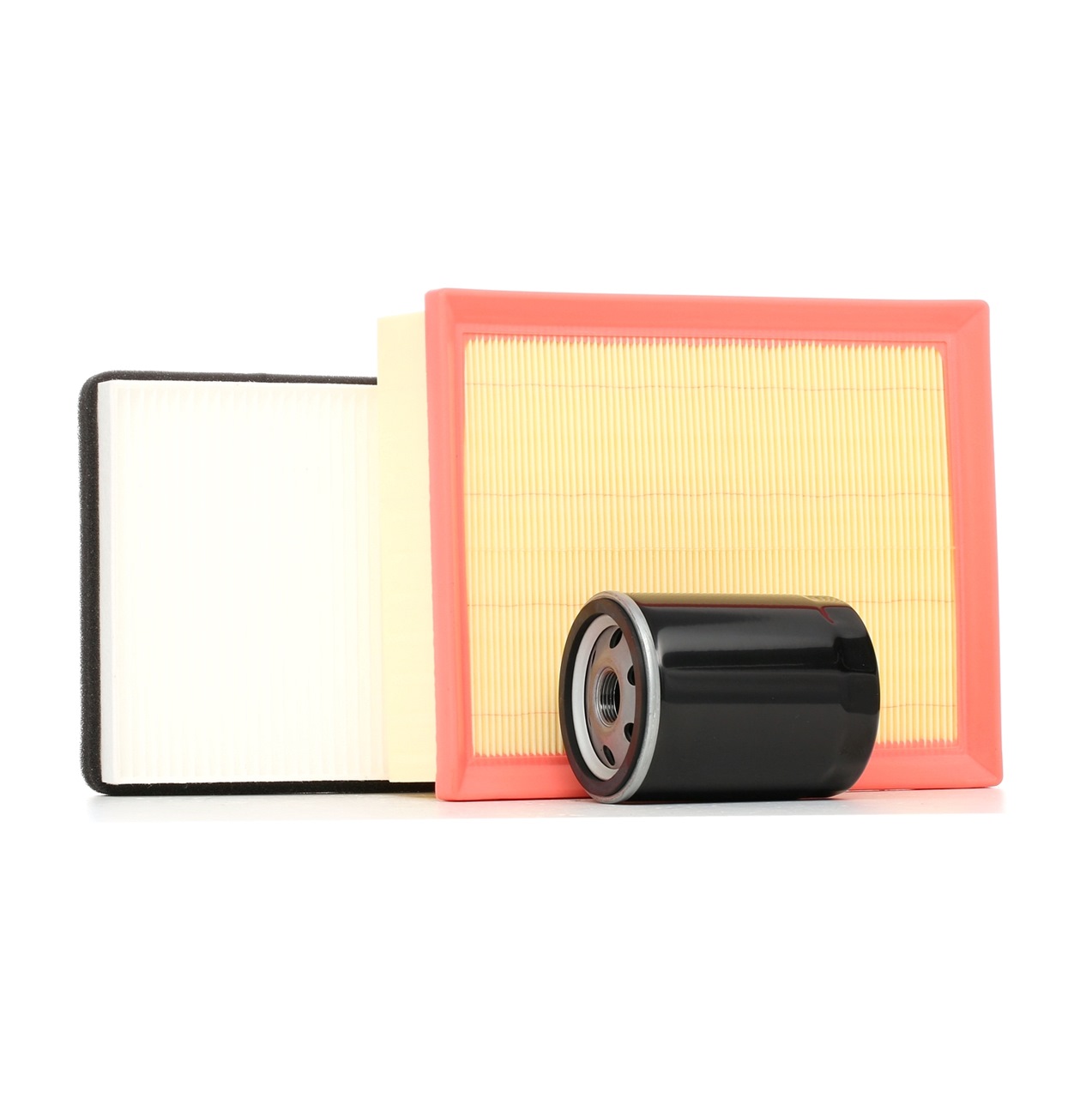 RIDEX 4055F0149 Filter kit with air filter, without oil drain plug, Spin-on Filter, Pollen Filter, three-piece