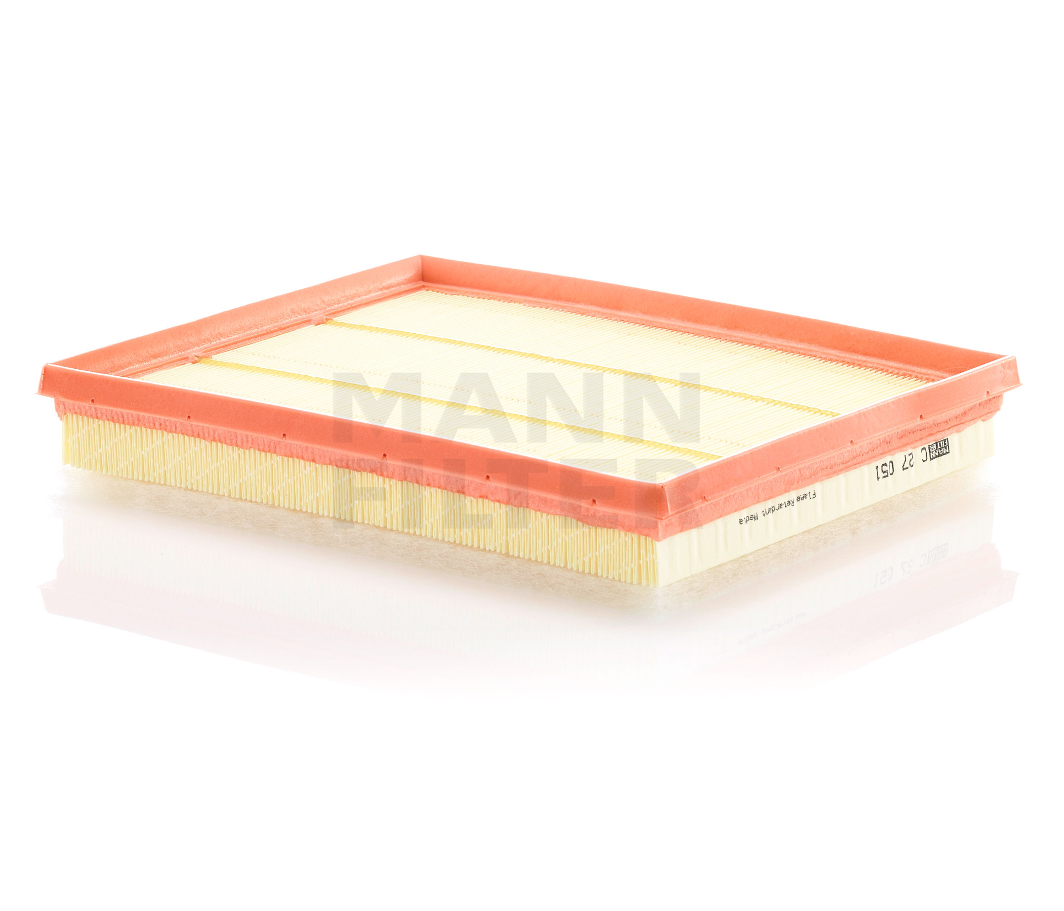 MANN-FILTER C 27 051 Luftfilter Länge: 268 mm, Filtereinsatz