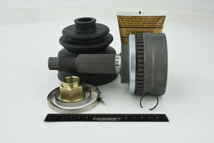 acheter FEBEST Essieu avant, côté roue, avec bague ABS 0210-051A46 Tête de cardan 0210-051A46 à un bon prix