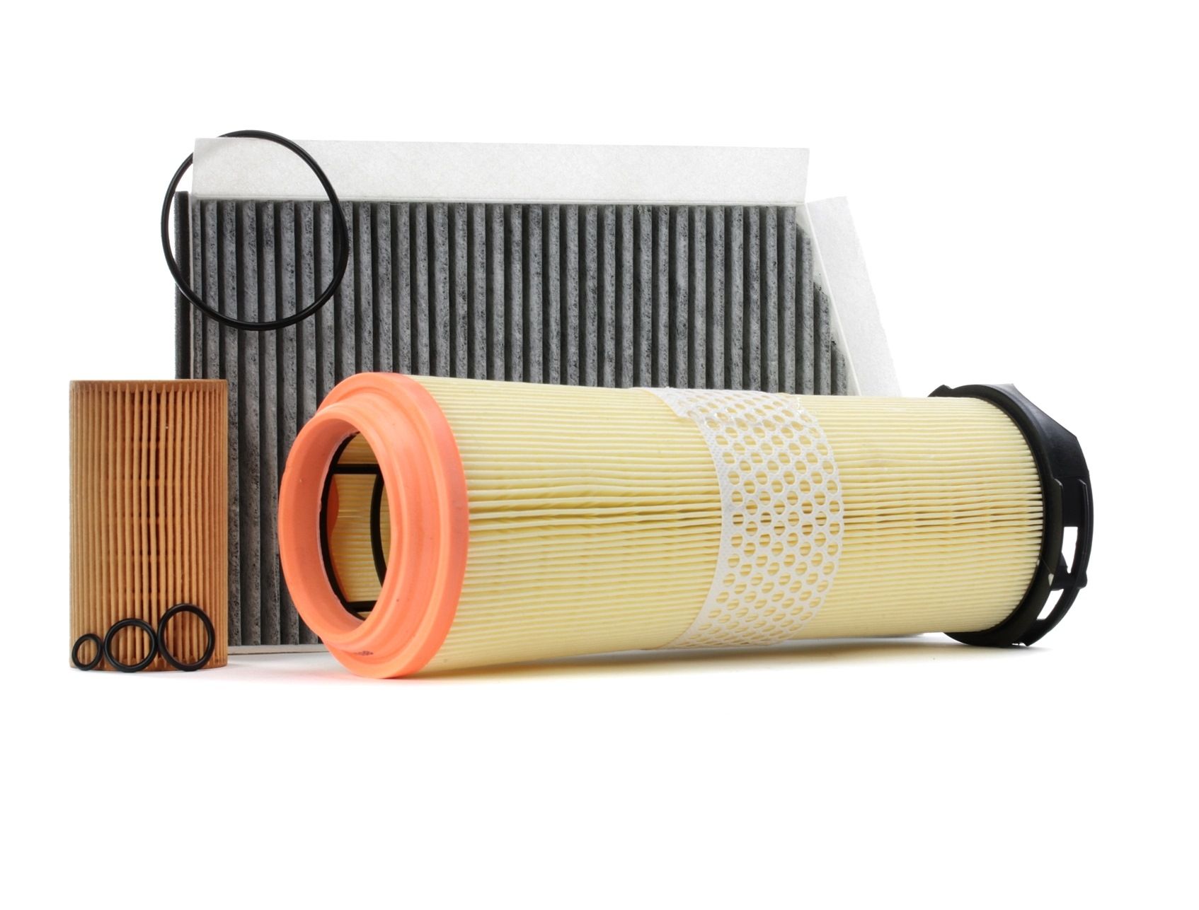 4055F0025 RIDEX mit Luftfilter, ohne Ölablassschraube, Aktivkohlefilter, Filtereinsatz, mehrteilig Filterset 4055F0025