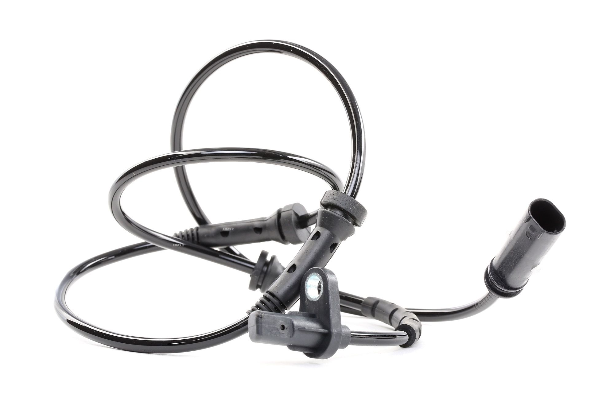 RIDEX 412W0379 ABS sensor Front axle both sides, Active sensor, 2-pin connector, 960mm, 1021mm, oval