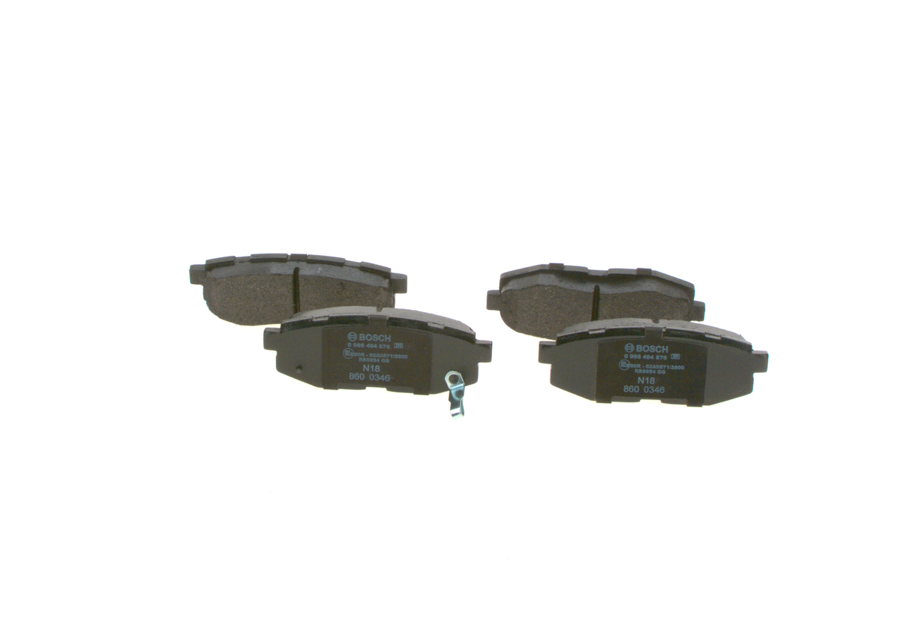 0 986 494 876 Brake pads BOSCH SUBARU LEGACY